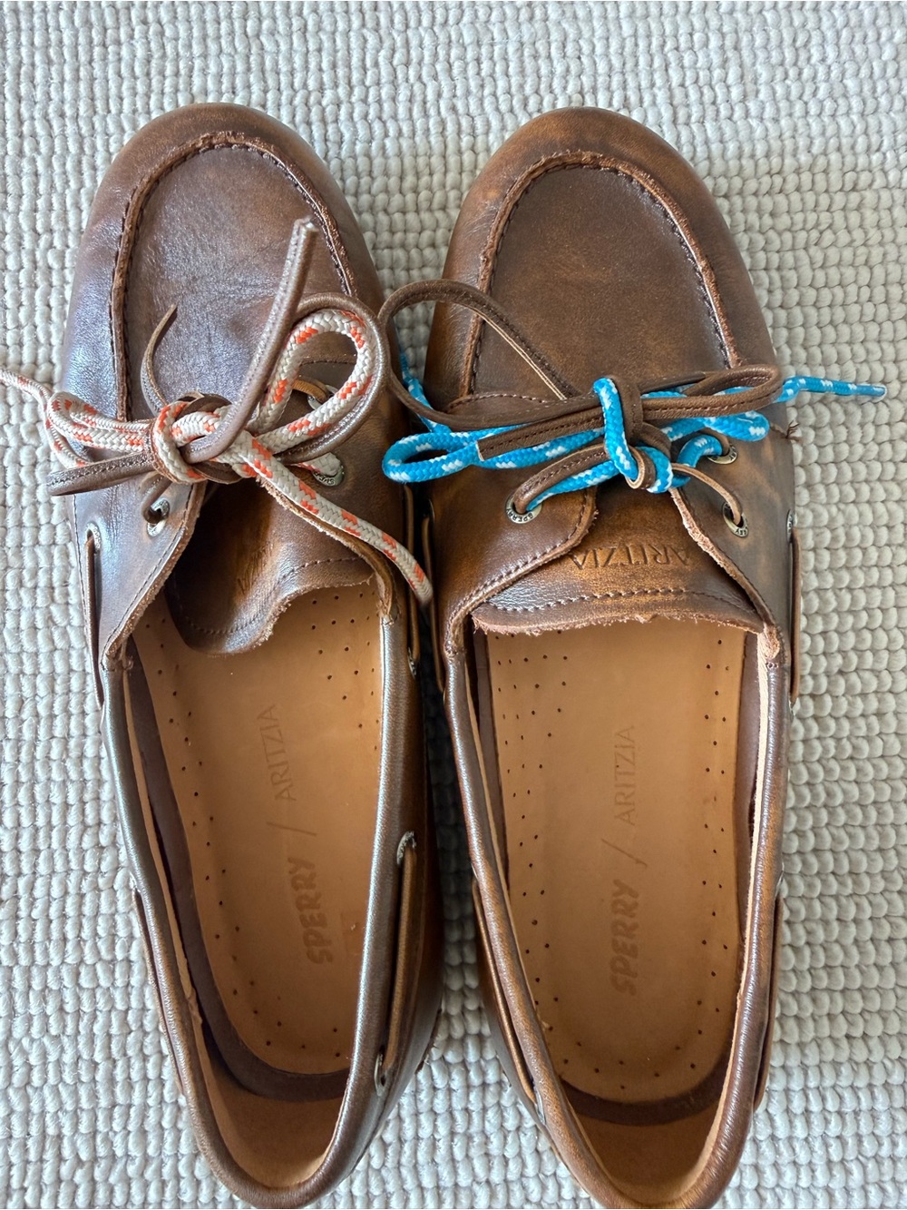 Sperry Brown Leather Boat Shoes
